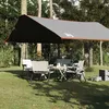 Image de vidaXL Bâche de camping gris et orange 420x440 cm imperméable bâche bâche imperméable bâche de camping légère bâche 94675