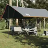 Image de vidaXL Bâche de Camping Toile de Tente Bâche de Protection Bâche de Tente Toile dAbri Randonnée Orange 460x305x210 cm 94690