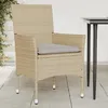 Image de vidaXL Lot de 2 Chaises de Jardin avec Coussins Sièges avec Accoudoirs Fauteuils avec Dossier Meubles de Terrasse 368112