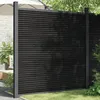 Image de vidaXL Panneau de Clôture Barrière de Protection Brise-vue Écran dIntimité de Terrasse Jardin Patio Extérieur Gris 4003979