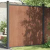 Image de vidaXL Panneaux de Clôture Barrière de Protection Brise-vue Écran dIntimité de Terrasse Jardin Patio Extérieur Marron 4003982