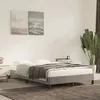 Image de vidaXL Cadre de Lit Lit Rembourré avec Pieds Sommier à Lattes Lit Double Lit Adulte de Chambre à Coucher Intérieur 379502