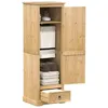 Image de vidaXL Garde-robe Corona 55x50x170 cm bois de pin massif armoire de rangement organisateur de garde-robe armoire 4002766