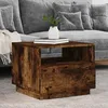 Image de vidaXL Table Basse avec Lumières LED Bout de Canapé Table dAppoint Meuble de Salon Salle de Séjour Intérieur Moderne 839830