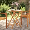 Image de vidaXL Table pliable de jardin Ø70x75 cm bois dacacia massif 4004910
