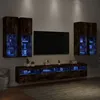 Image de vidaXL Ensemble de Meubles TV Muraux et Lumières LED 7 pcs Armoires de Télévision Suspendues Ensemble de Meubles Télé 3216775