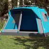 Image de vidaXL Tente familiale cabine 7 personnes bleu dégagement rapide tente tente de jardin abri extérieur tente de camping 4004217