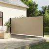 Image de vidaXL Auvent latéral rétractable beige 160x300 cm écran d intimité de jardin brise-vue de balcon écran dextérieur 4004315