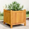 Image de vidaXL Jardinière avec Doublure Lit Surélevé Bac à Fleurs Pot de Plantes Boîte à Fleurs Jardin Patio Terrasse 42x42x40 366434