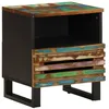Image de vidaXL Table de Chevet Armoire de Lit avec Rangement Table de Nuit Meuble de Chambre à Coucher Intérieur Bois Massif de 377474