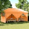 Image de Tente de réception - vidaXL - 4004953 - Pliable - 4 parois latérales - Orange 580x292x315cm