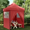 Image de vidaXL Tente de réception pliable escamotable avec 4 parois latérales tente tente à auvent auvent de gazebo tente 4005003