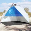 Image de vidaXL Tente de plage bleu azuré libération rapide imperméable tente tente de jardin abri extérieur tente de camping 4004152