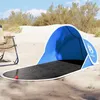 Image de vidaXL Tente de plage bleu azuré escamotable imperméable tente tente de jardin abri extérieur tente de camping abri de 4004155