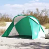 Image de vidaXL Tente de plage 2 personnes vert deau escamotable imperméable tente tente de jardin abri extérieur tente de 4004159