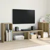 Image de vidaXL Meubles TV 2 pcs chêne sonoma 75x30x50 cm bois dingénierie support TV meuble multimédia centre de divertissement 840788
