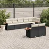 Image de Salon de jardin - vidaXL - 8 pcs - Résine tressée - Housse amovible - Conception modulaire
