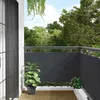 Image de vidaXL Écran dintimité de balcon anthracite 300x120 cm PVC rouleau de clôture bande de clôture écran de clôture 4005484