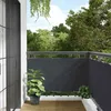 Image de vidaXL Écran dintimité de balcon anthracite 400x120 cm PVC rouleau de clôture bande de clôture écran de clôture 4005485