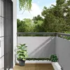 Image de vidaXL Écran dintimité de balcon gris 400x120 cm PVC rouleau de clôture bande de clôture écran de clôture dintimité 4005493