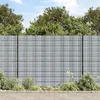Image de vidaXL Brises-vues de jardin 10 pcs gris 2525x19 cm PVC écran de jardin écran de balcon écran dintimité de clôture 4005546