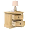 Image de vidaXL Table de chevet Corona 53x39x47 cm bois de pin massif meuble de chevet table dappoint armoire de lit 4005658