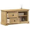 Image de vidaXL Meuble TV Corona 100x40x52 cm bois de pin massif banc TV meuble hifi centre de divertissement buffet TV meuble 4005668