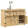 Image de vidaXL Buffet Corona 112x40x75 cm bois massif de pin 4005680