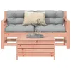 Image de vidaXL Salon de jardin 3 pcs bois massif sapin de douglas ensemble de canapés dextérieur ensemble de canapés de jardin 3250762