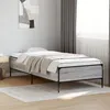Image de vidaXL Cadre de lit sans matelas sonoma gris 100x200 cm 844964