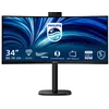 Image de Philips Monitor PC 34B2U3600CH 34 Pollici UWQHD Webcam KVM USB-C Nero