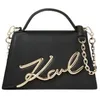 Image de Karl Lagerfeld Sac Bandoulière Essentials A1W30036 Noir Doré 992 Black/Gold
