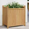 Image de vidaXL Jardinière 50x30x50 cm bambou lit surélevé pot de fleurs pot de fleurs bac à fleurs pot de jardin support de 366462