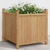 Image de vidaXL Jardinière 40x40x40 cm bambou lit surélevé pot de fleurs pot de fleurs bac à fleurs pot de jardin support de 366464