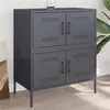 Image de vidaXL Buffet anthracite 68x39x79 cm acier 842954