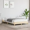 Image de vidaXL Cadre de lit sans matelas crème 120x190 cm tissu 3269617