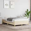 Image de vidaXL Cadre de lit sans matelas crème 120x190 cm tissu 3269643