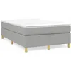 Image de vidaXL Sommier à Lattes de Lit avec Matelas Lit Rembourré Lit Double Lit Adulte de Chambre à Coucher Intérieur Moderne 3269690