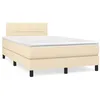 Image de vidaXL Sommier à Lattes de Lit avec Matelas Lit Rembourré Lit Double Lit Adulte de Chambre à Coucher Intérieur Moderne 3269728