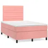 Image de vidaXL Sommier à Lattes de Lit avec Matelas Lit Rembourré Lit Double Lit Adulte de Chambre à Coucher Intérieur Moderne 3270006