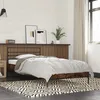 Image de vidaXL Cadre de lit sans matelas chêne fumé 90x190 cm 845629