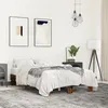Image de vidaXL Cadre de lit sans matelas chêne fumé 140x190 cm 845899
