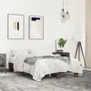 Image de vidaXL Cadre de lit sans matelas chêne marron 140x190 cm 845901