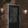 Image de vidaXL Appliques murales dextérieur et capteurs 2pcs acier inoxydable éclairage mural dextérieur lampe murale de jardin 4006239