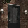 Image de vidaXL Appliques murales dextérieur et capteurs 2pcs acier inoxydable éclairage mural dextérieur lampe murale de jardin 4006251