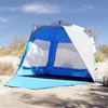 Image de vidaXL Tente de plage 3 personnes libération rapide imperméable tente tente de jardin abri dextérieur tente de camping