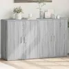 Image de vidaXL Buffets 2 pcs sonoma gris 60x31x70 cm bois dingénierie armoire de rangement meuble dentrée meuble dappoint 3276544