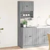 Image de vidaXL Armoire de cuisine sonoma gris 60x50x180 cm bois d’ingénierie 3276642