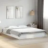 Image de vidaXL Cadre de lit sans matelas blanc 150x200 cm bois dingénierie 842014