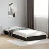 Image de vidaXL Cadre de lit sans matelas noir 75x190 cm bois ingénierie 842078